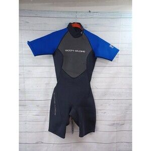 Body Glove Wetsuit Pro 2 2.1 mm Womens Black Blue Short Sleeve Sz 5/6